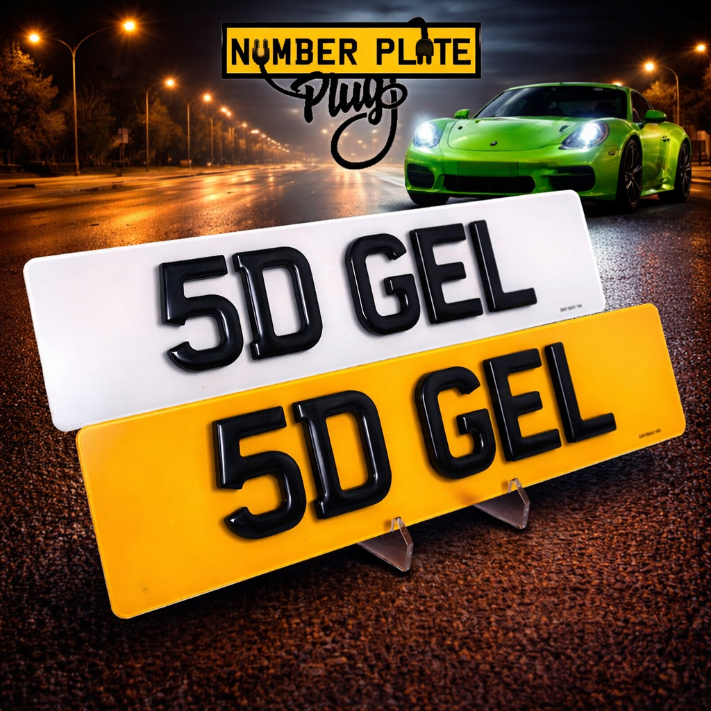 5D Gel Number Plates