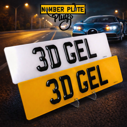 3D Gel Number Plate